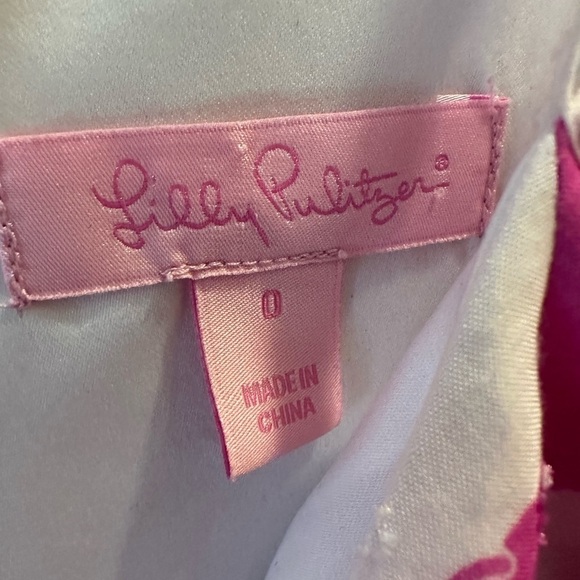 Lilly Pulitzer Barbiecore Antonia Pink Striped Dress Size 0 - Picture 4 of 6